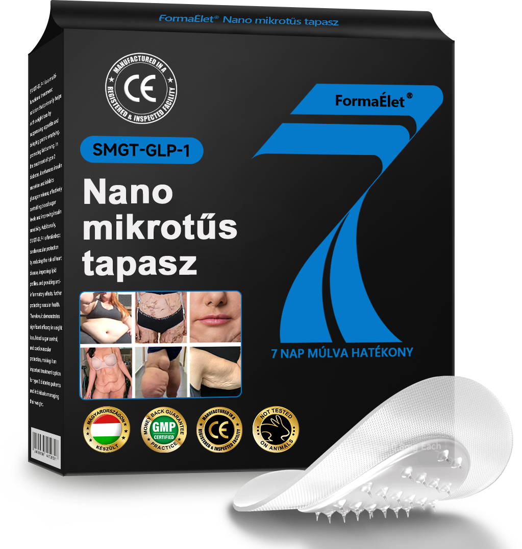 đFormaĂletÂź Nano MikrotƱ Tapasz SMGT-GLP-1-tel Ă©s Matrixyl 3000-rel â FogyĂĄs, BĆrfeszesĂtĂ©s, VĂ©rcukorszint-tĂĄmogatĂĄs, InjekciĂł NĂ©lkĂŒl, 7 Napos EredmĂ©ny