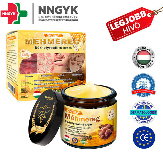 Bőrgyógyász ajánlása ✨ ZödVita® Méhméreg Bőr Helyreállító Krém 🍂 Magyar fejlesztés, magyarországi gyártás és szállítás