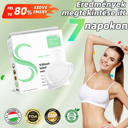 [Lásd az eredményeket 7 nap múlva]🌲Voilaist® SMGT-GLP-1 nano mikrotűs tapasz (Fájdalommentes, hosszan tartó, kezeli a cukorbetegséget, az elhízást és a szív- és érrendszeri betegségeket)