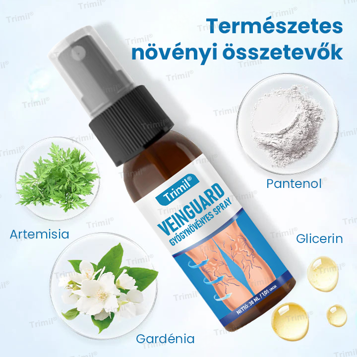 Trimil® VeinGuard Gyógynövényes Spray — ✨Klinikailag bizonyított, hogy mindössze 7 nap alatt megszünteti a visszereket!